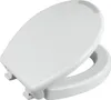 A white toilet seat with a soft-close lid is shown from a slightly elevated angle against a white background. Produktbild-Vorschau