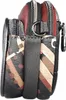 A close-up side view of a small bag with multiple zippered compartments. Anteprima dell’immagine prodotto