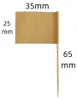 200 Stk Leere Zahnstocher Flaggen,kraftpapier Flagge Produktbild-Vorschau 2