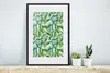MuchoWow® MuchoWow® Gerahmtes Poster Blätter - Ananas - Produktbild-Vorschau 4