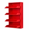 Alveon Schuhkipper Metall 4 Klappen schmal 51 x 15 x 141 cm Produktbild-Vorschau 2
