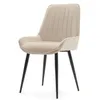 A single beige upholstered chair with black legs is shown against a white background. Produktbild-Vorschau
