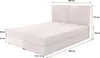 Muralo Country Bed 160X200 Upholicated Duoble Bed With Náhľad obrázku produktu 2
