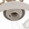Lampada a sospensione decorativa crema 3 paralumi in vetro Anteprima dell’immagine prodotto 6