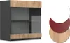 Armoire en verre Vicco R-Line Chêne de force doré 60cm Voir les images du produit 6
