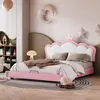 Kinderbett Polsterbett(90*200cm,Pink) mit Lattenrosten und Produktbild-Vorschau 4