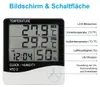 Digitales Thermohygrometer mit LCD, °C/°F-Schalter, Produktbild-Vorschau 6