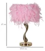 Lampe de table Mauro Ferretti Cart, or rose, 25 x 47 cm Voir les images du produit 6