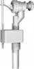 A white toilet fill valve assembly is shown against a white background. Anteprima dell’immagine prodotto