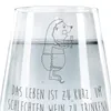 Mr. & Mrs. Panda Glas Igel Wein - Transparent - Geschenk, Produktbild-Vorschau 5