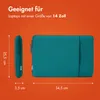 imoshion Laptop Hülle 14 Zoll - Laptop Sleeve mit Fach - Produktbild-Vorschau 4