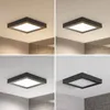 Prios LED-Deckenlampe Alette, schwarz, 24 W, CCT, dimmbar Produktbild-Vorschau 3