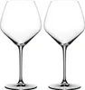 Two clear wine glasses on a white background. Podgląd zdjęcia produktu