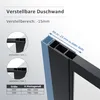 SONNI 120×200cm Walk-In Paroi de douche 8mm Nano ESG verre Voir les images du produit 4