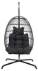 HOME DELUXE Hängesessel LOMA – Faltbar, 1 Sitzer in Schwarz Produktbild-Vorschau 1