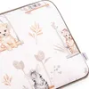 Happy Jungle & Latte Velvet Baby-Flachkissen 30x40cm Produktbild-Vorschau 3
