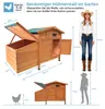 Gallinero elevado sobre pilares, nido de huevos de madera, Vista previa de la imagen del producto 3