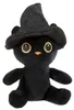 Kuscheltier Katze im Kürbis Halloween 16 cm schwarz/orange Produktbild-Vorschau 4
