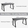HOMAVO Esstisch 120x60x75 cm – Moderner Ess- & Schreibtisch Produktbild-Vorschau 5