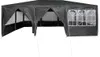 vidaXL Party-Zelt Anthrazit 600 x 400 x 266 cm Polyethylen Produktbild-Vorschau 4