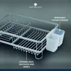Kitchen Craft Geschirrabtropfer aus rostfreiem Aluminium, Produktbild-Vorschau 2