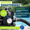 tillvex® Sandfilter Pool ohne Pumpe + 400g Filterbälle bis Produktbild-Vorschau 3