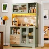 Flieks 178cm Küchenschrank mit LED, Steckdose, Türen aus Produktbild-Vorschau 1