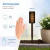 MasterLED 4er Set LED Solar Gartenfackel 39cm mit Produktbild-Vorschau 4