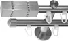 Innenlauf Gardinenstange Edelstahl look, Durchmesser 16mm, Produktbild-Vorschau 1