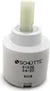 A white ceramic cartridge for a faucet is shown against a white background. Produktbild-Vorschau