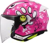 LS2 OF622 Funny II Paws Kinder Jethelm, pink, Y/M (49/50) Produktbild-Vorschau 2