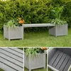 Gartenbank mit 2 Blumenkästen Garten Bank 2in1 Blumenkasten Produktbild-Vorschau 7