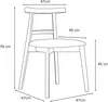 KONSIMO Esstischstühle 2 St "LILIO", Graphit, Buchenholz, Produktbild-Vorschau 10