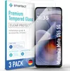 3x Schutzglas Panzerfolie Klar für Motorola Moto G55 5G Produktbild-Vorschau 1