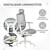 Vinsetto Bürostuhl Drehstuhl höhenverstellbar mit Produktbild-Vorschau 5