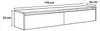 Hängender TV-Schrank LUMI 170 cm Kaschmir matt, TV-lowboard Produktbild-Vorschau 5