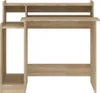 A wooden desk with shelves. Produktbild-Vorschau