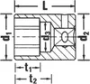Stahlwille 40a 7/32 Steckschlüsseleinsatz 6kt 1/4" Produktbild-Vorschau 2