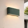 Moderne Außenwandleuchte DunkelGrün 17,5 cm inkl  LED IP65 Produktbild-Vorschau 9