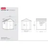 Keter Oakland 757 DUOTECH Gerätehaus 7516 Produktbild-Vorschau 36