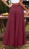 ASKSA Damen Leinenhose Sommer Elegant Hohe Taille Weites Produktbild-Vorschau 5