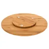 Excellent Houseware Drehbare Servierplatte, Bambus, 35 cm, Produktbild-Vorschau 2