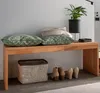 Flurbank 120 cm 3 Schubkästen Buche massiv CUENCA-137 Produktbild-Vorschau 2