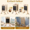 COSTWAY Torre didattica 4 in 1, sgabello in legno con 2 Anteprima dell’immagine prodotto 6