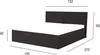 Polsterbett Milano Grau 120 x 200 x 40 cm Stauraum Ohne Produktbild-Vorschau 3