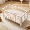 LETTO IN LEGNO BIANCO LETTO IN LEGNO per bambole lettino Anteprima dell’immagine prodotto 4