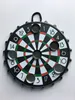 A dartboard shaped like a bottle cap, with bottle caps used as markers. Anteprima dell’immagine prodotto