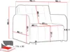 MIRJAN24 Schlafsofa Viva Grand I, einsitzer Bettsofa inkl. Produktbild-Vorschau 6