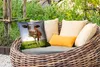 MuchoWow® Outdoor Kissen - Kuh - Tiere - Blumen - Gras - Produktbild-Vorschau 3