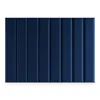 A dark blue upholstered wall panel with vertical stitching. Anteprima dell’immagine prodotto
